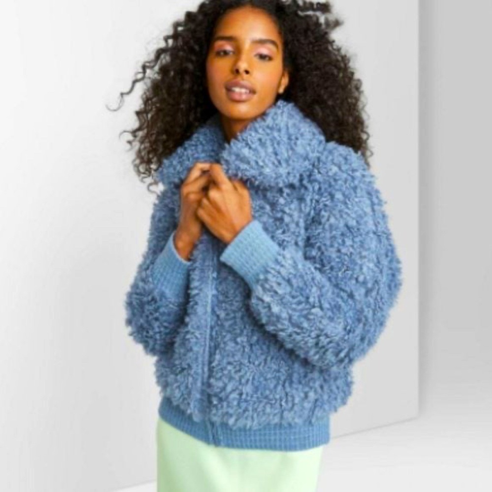 Blue Sherpa Jacket